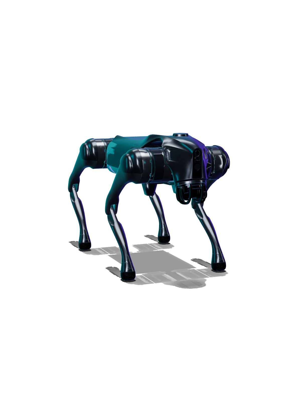 Robotski pes Unitree Go2 s strani